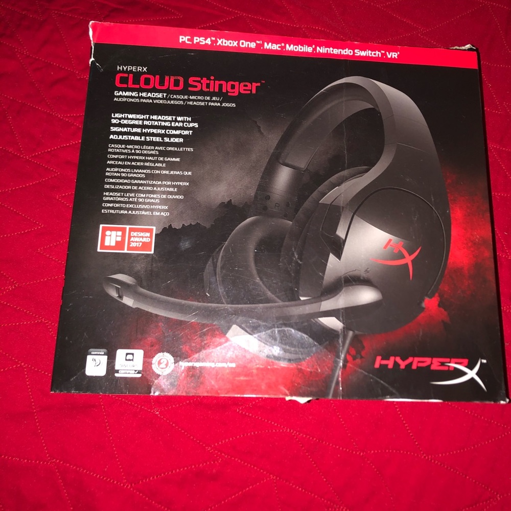 Hyper x cloud stinger gaming headset